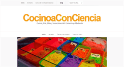 Desktop Screenshot of cocinoaconciencia.com